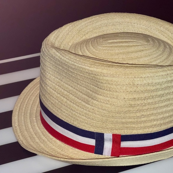 Disney Other - Walt Disney World Resort Parks Epcot Malleable French Colors Woven Fedora Hat